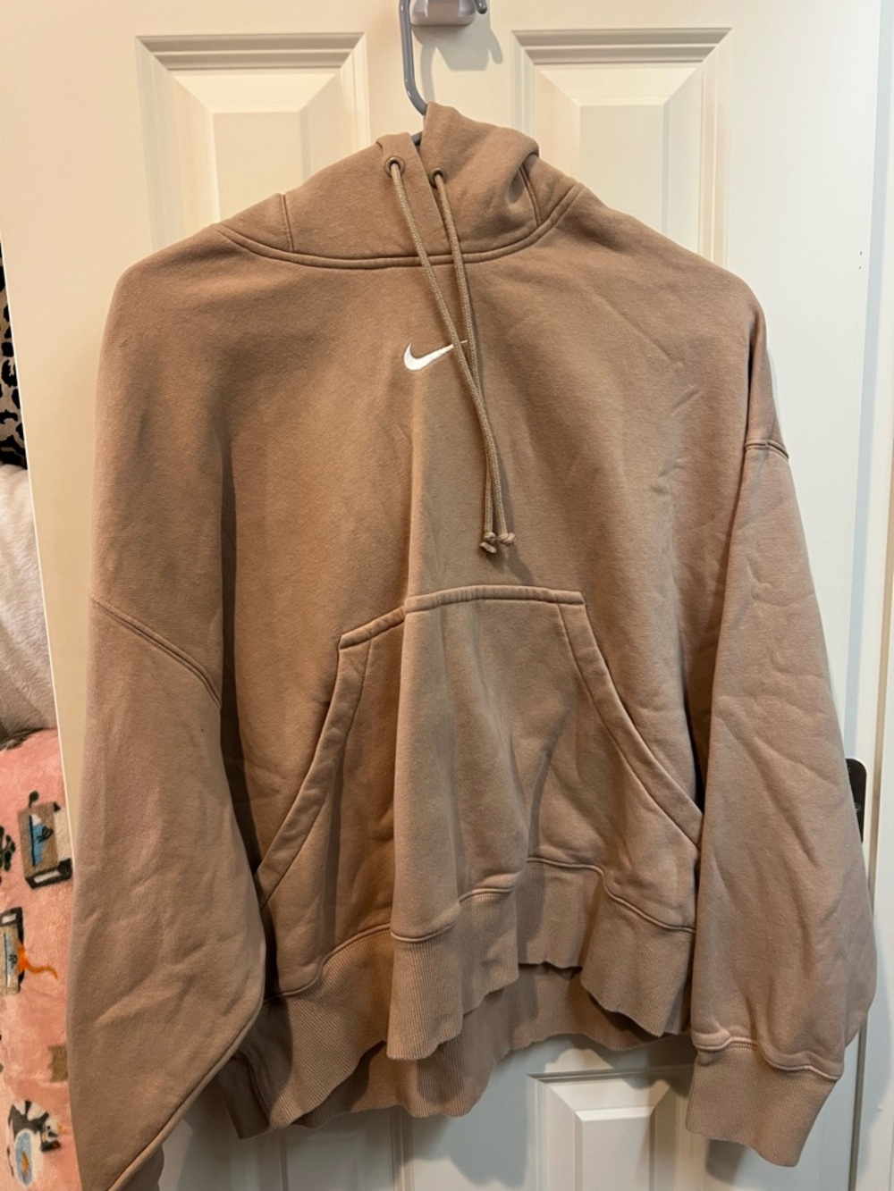 Nike Tan/Brown Branded Pullover Hoodie